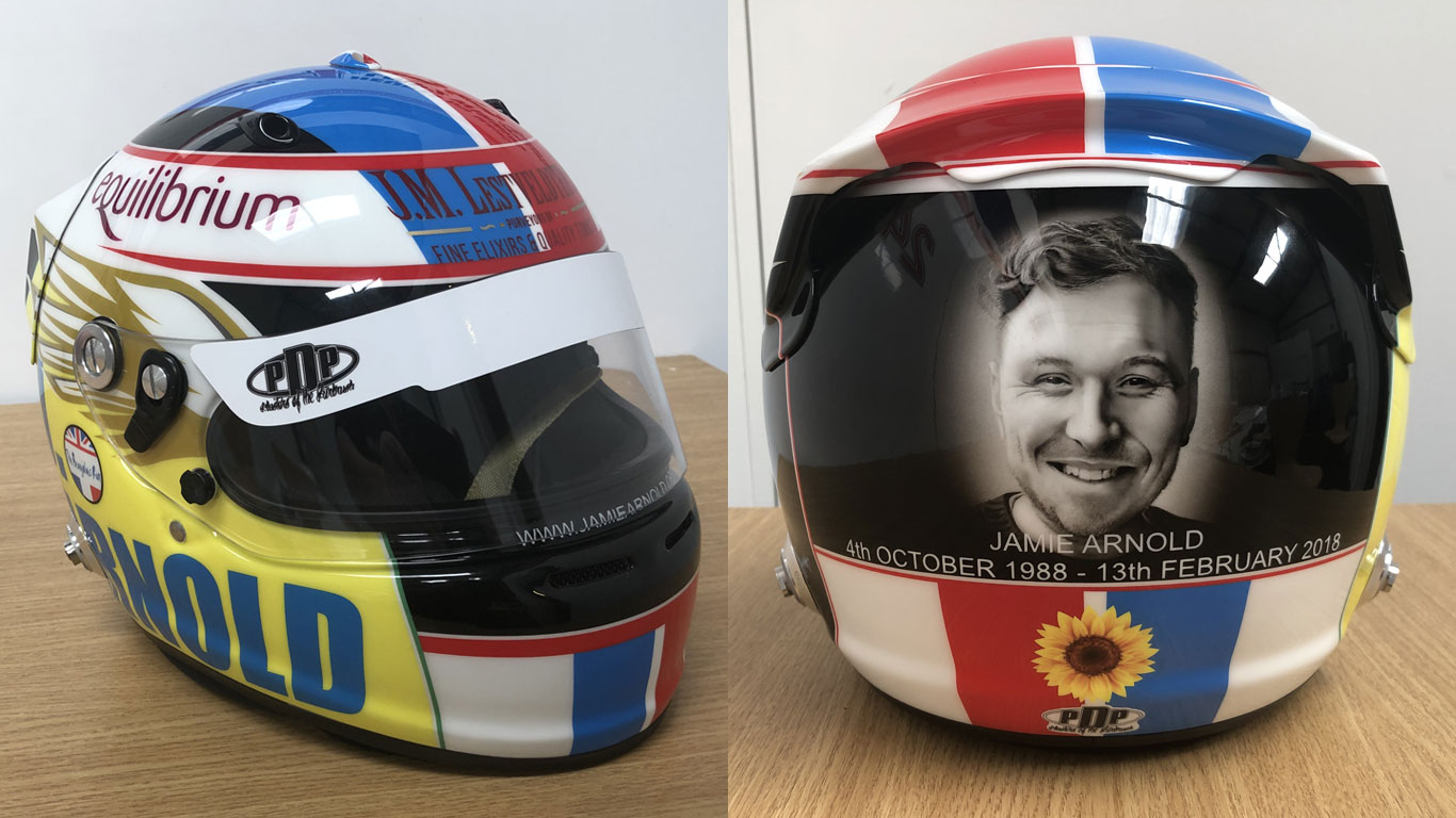 A Special Commemorative Helmet in Memory of Jamie