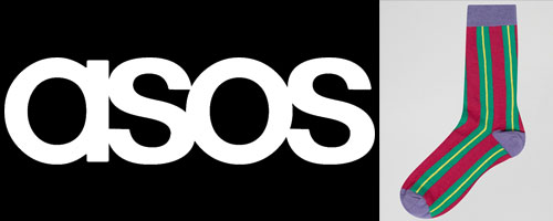 asos logo with sock