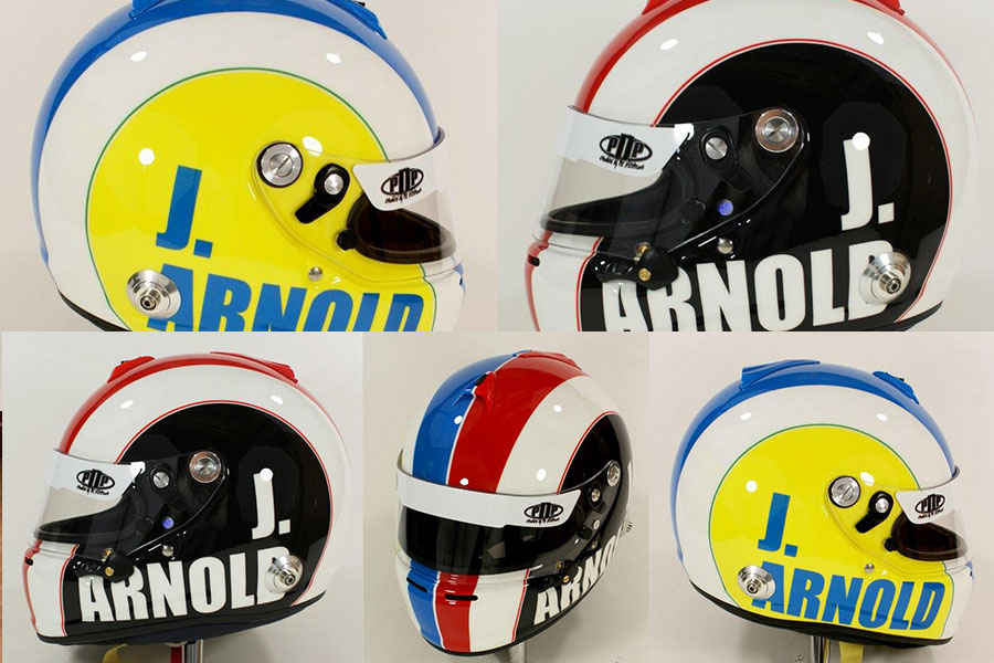 Jamie Arnold's Helmet